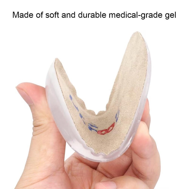 Dr.Foot Height Increase Insoles, Heel Cushion Inserts, Heel Lift Inserts for Leg Length Discrepancies (Large (0.5" Height)) - Image 3